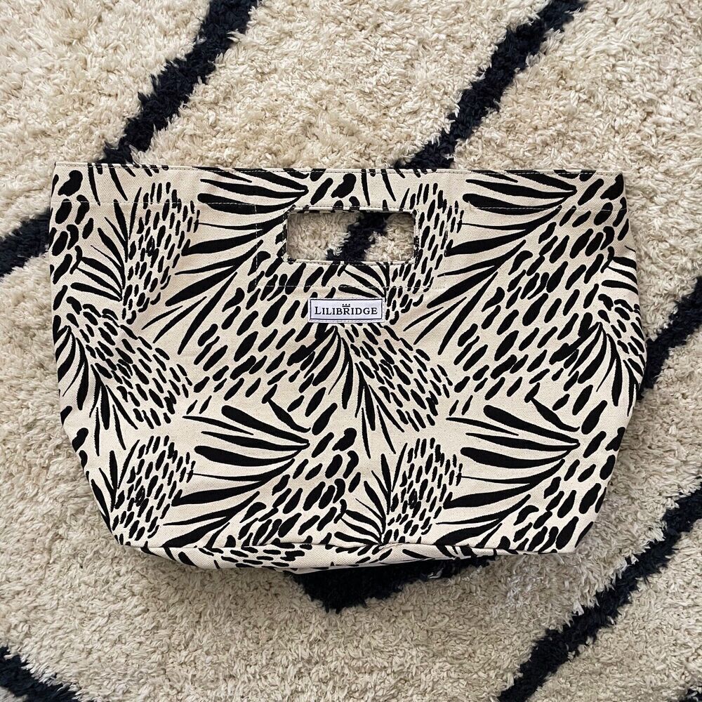 The Lilibridge Bag, Sea Feather foldable Cotton Canvas tote